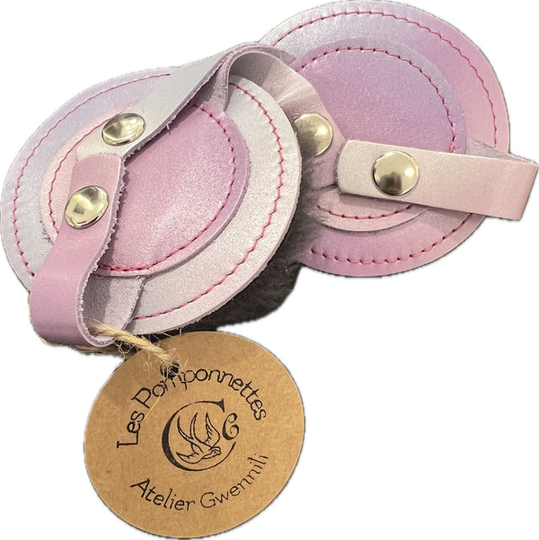 Leather Earmuffs for Bike Helmet