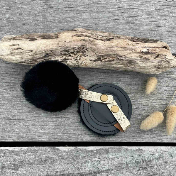 Leather Earmuffs for Bike Helmet