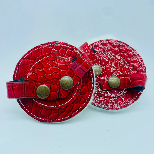 Leather Earmuffs for Bike Helmet