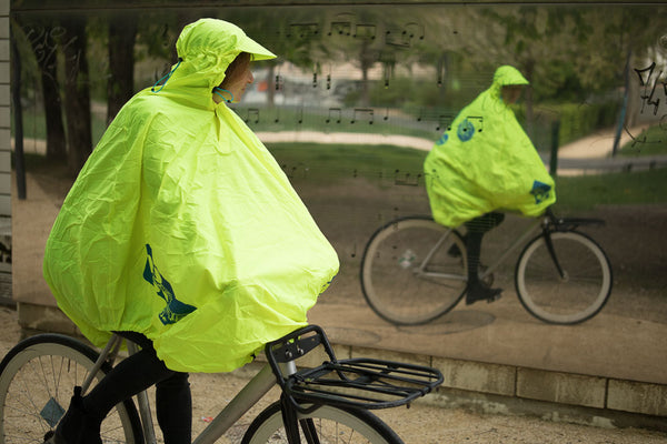 Adult Bike Rain Poncho - FULAP Rain Cape Spad de Ville