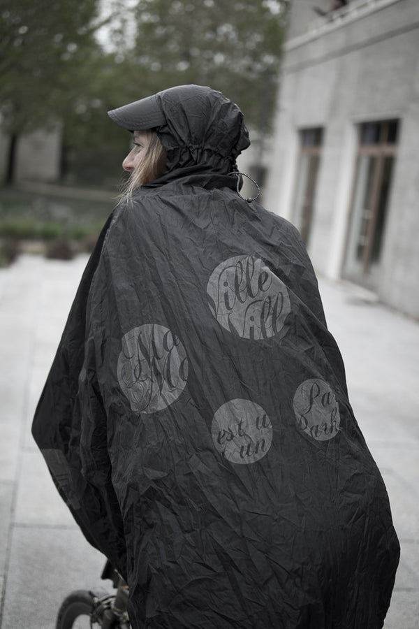 Adult Bike Rain Poncho - FULAP Rain Cape Spad de Ville