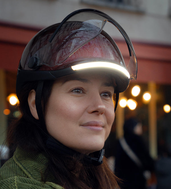 Casque Lumineux Visiere Clignotants Overade Life