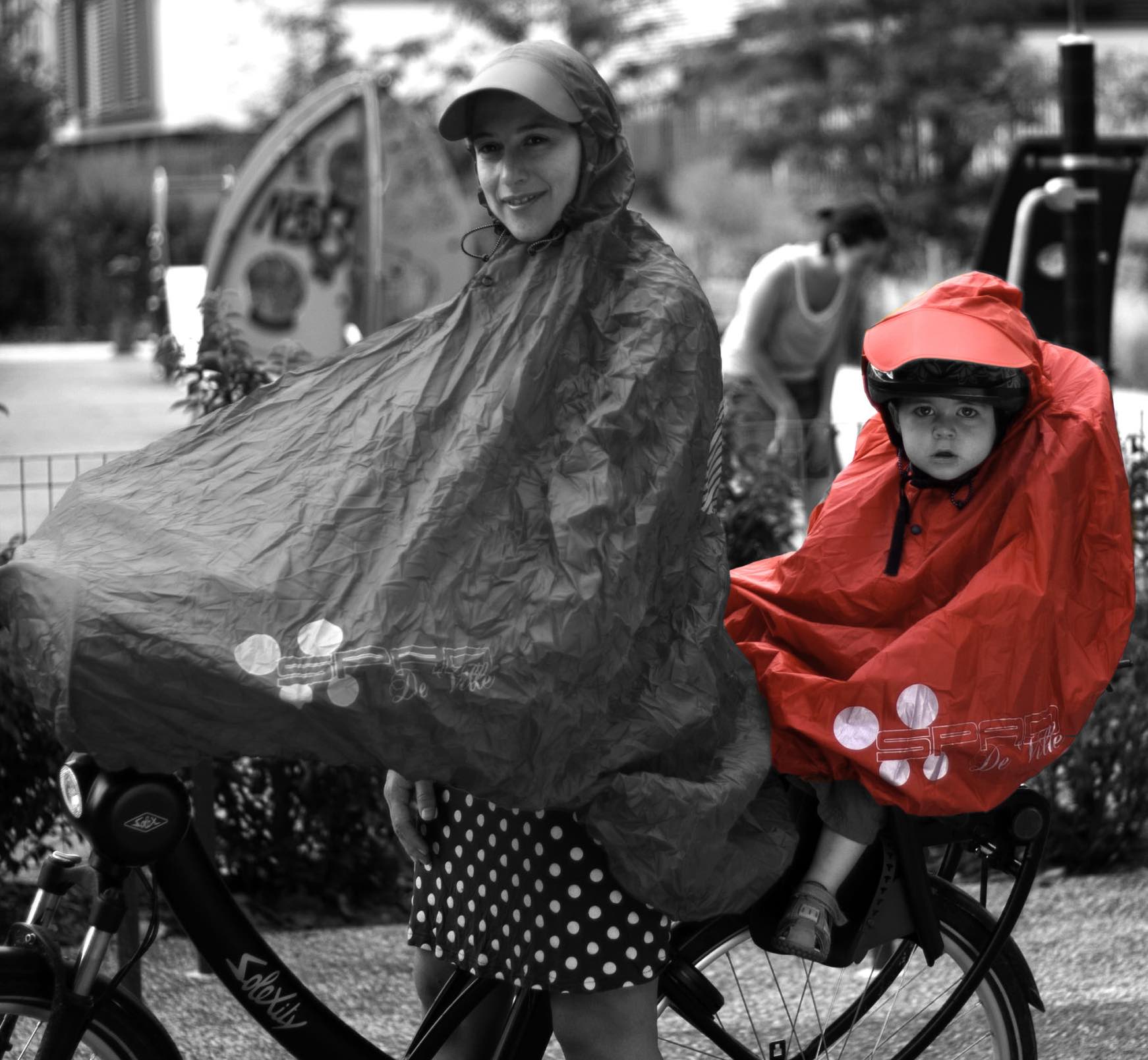 Poncho Pluie Velo Enfant Cape Pluie FULAP Junior Spad de Ville Be Mojoo Just Mojoo