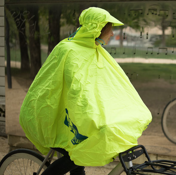 Adult Bike Rain Poncho - FULAP Rain Cape Spad de Ville