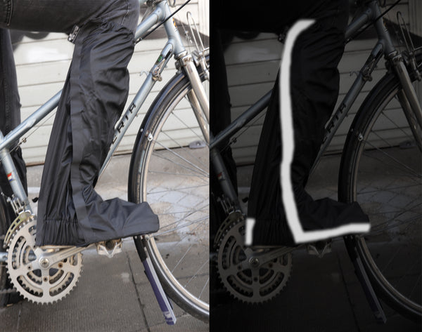 Shoe Protectors Rain Pants Bike - SAVATSECH - Spad de Ville